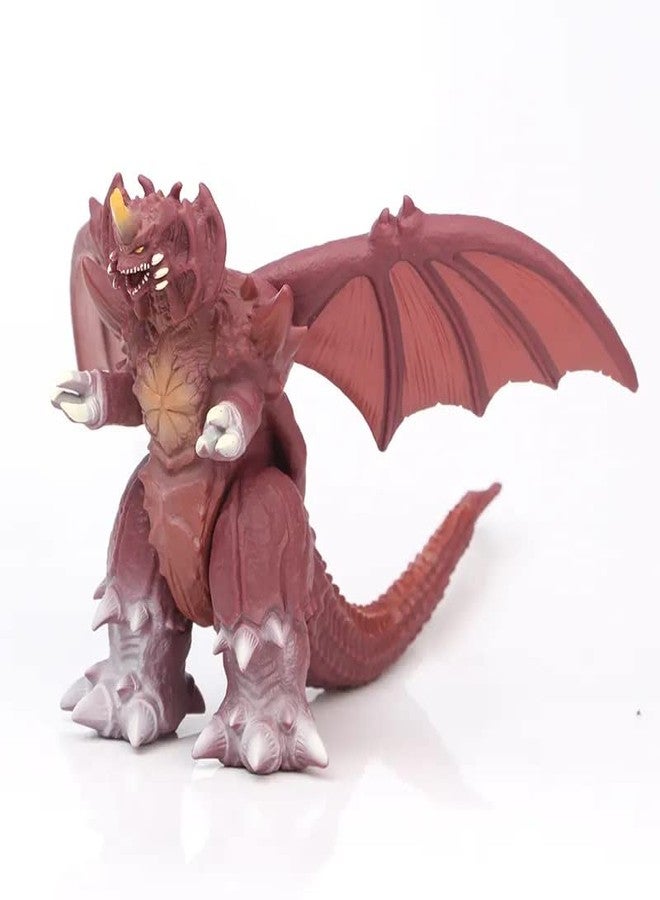 De-Lite Action Figures PVC Anime Movable Collectible Model Statue Toys (Destroya God-Zilla, Maroon Red Colour, 14cm) - Image 2
